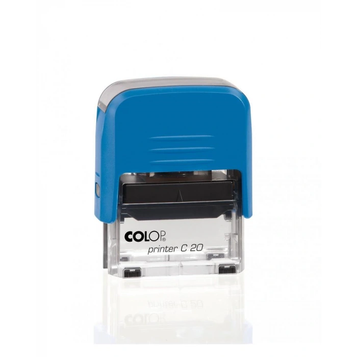 COLOP PRINTER C20 MAVİ KASA SİYAH KEÇE - 14X38MM