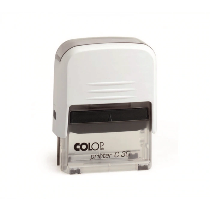 COLOP PRINTER C30 BEYAZ KASA SİYAH KEÇE - 18X47MM