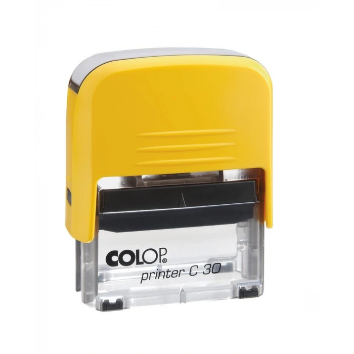 COLOP PRINTER C30 SARI KASA SİYAH KEÇE - 18X47MM