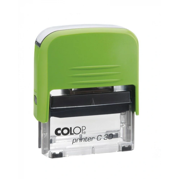COLOP PRINTER C30 YEŞİL KASA SİYAH KEÇE - 18X47MM