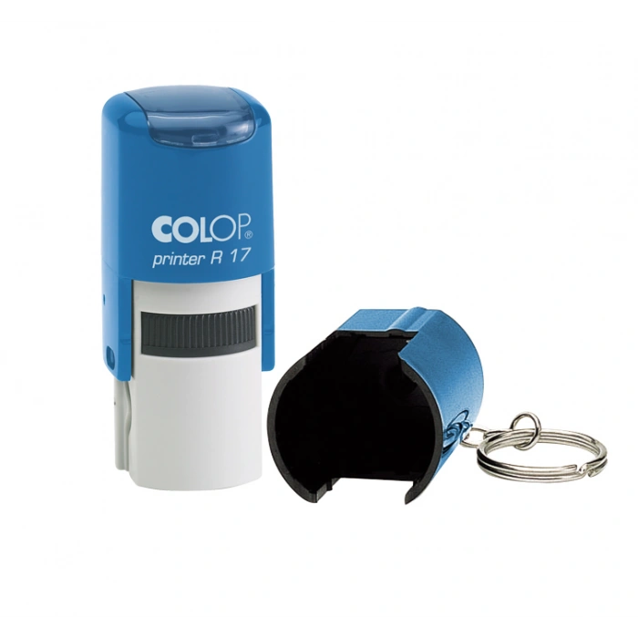 COLOP R17 YUVARLAK MAVİ KASA MAVİ KEÇE - 17MM