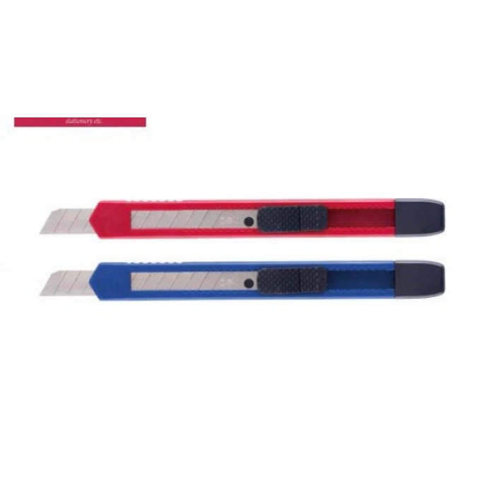 DELİ 2051 PLASTİK DAR MAKET BIÇAĞI 9mm (0.4mm KALINLIK)(SK5 JAPON ÇELİĞİ)