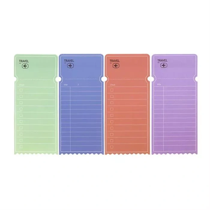 DELİ A55702 SEYAHAT YAPIŞKANLI NOT KAĞIDI 128x58 30 YAPRAK