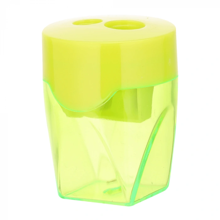 Deli Kalemtraş Kübik Çift Bölmeli 39768