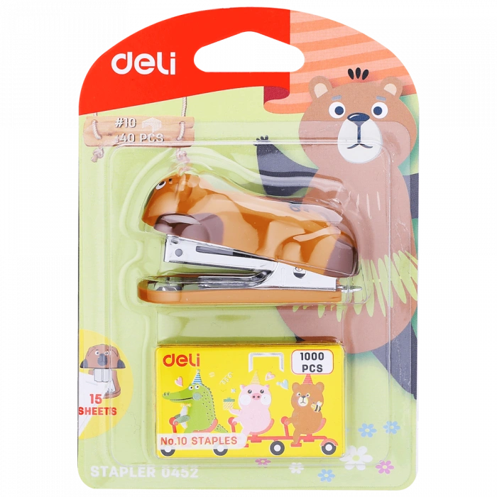 Deli Mini Zımba Seti 15sf Renkli 0452