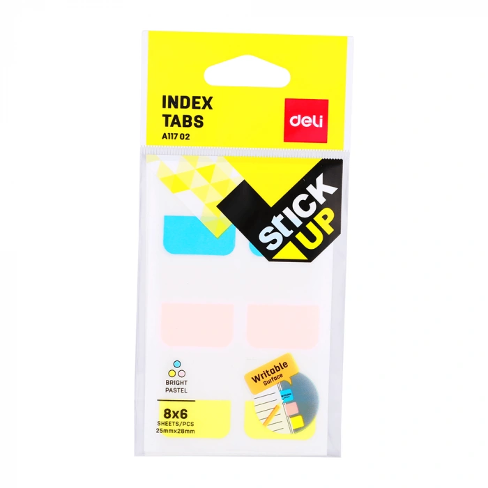 Deli Yapışkanlı Not Şerit 25*28mm A11702