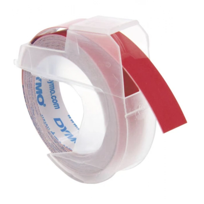 DYMO KABARTMA ŞERİT 9mmx3m KIRMIZI (520102)
