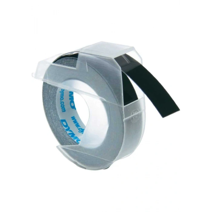 DYMO KABARTMA ŞERİT 9mmx3m SİYAH (520109)