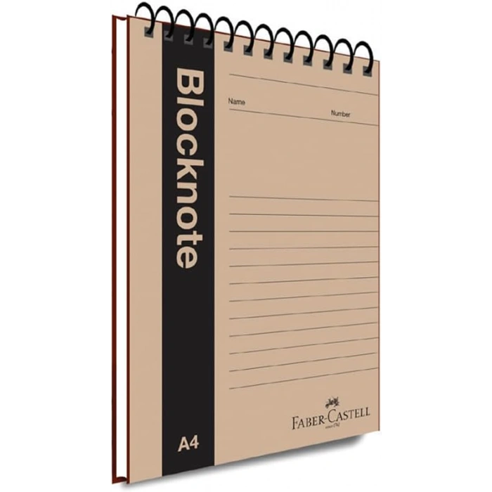 FABER-CASTELL  BLOKNOT KRAFT A5 ÇİZGİLİ 80 YAPRAK (000474)