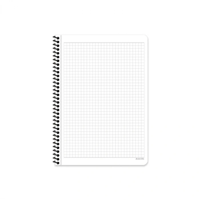 KESKİN OUTDOOR SPİRALLİ SERT KAPAK DEFTER 17x24 KARELİ 80 YAPRAK KAHVE (411011)