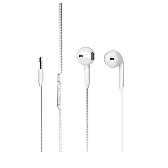 LECOO EH104W KABLOLU KULAK İÇİ MİKFORONLU KULAKLIK 3.5mm JACK BEYAZ