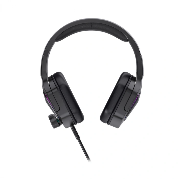 LECOO HT403 KABLOLU KULAKLIK USB2.0 RGB AYDINLATMALI SİYAH