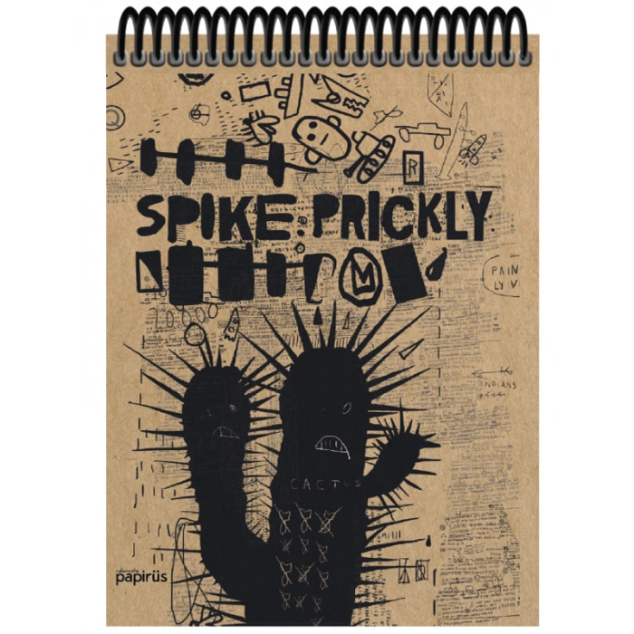 Papirüs Kraft Sert Kapak Bloknot 100yp 17x24cm Çizgili