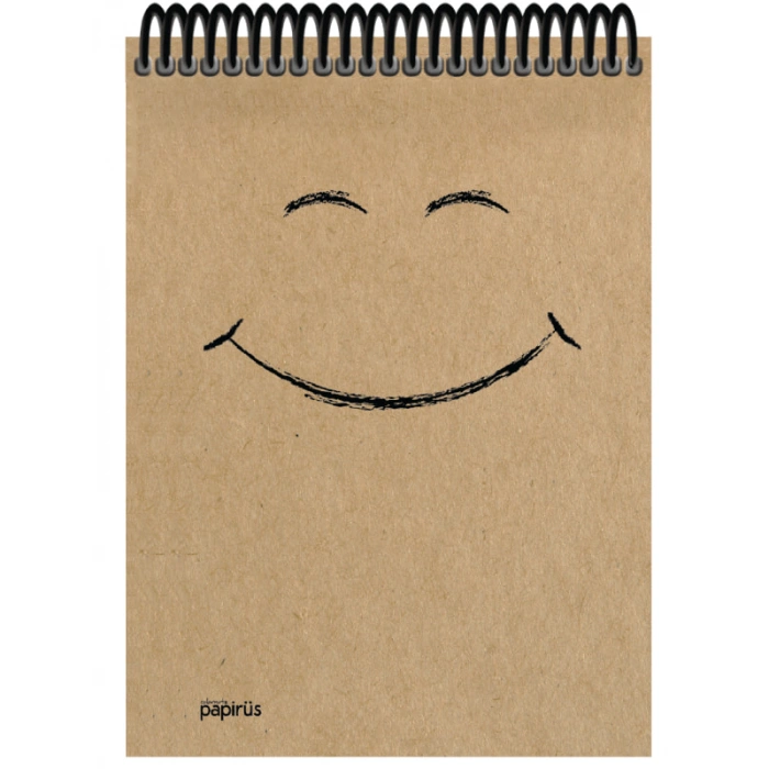 Papirüs Kraft Sert Kapak Bloknot 100yp 17x24cm Çizgili