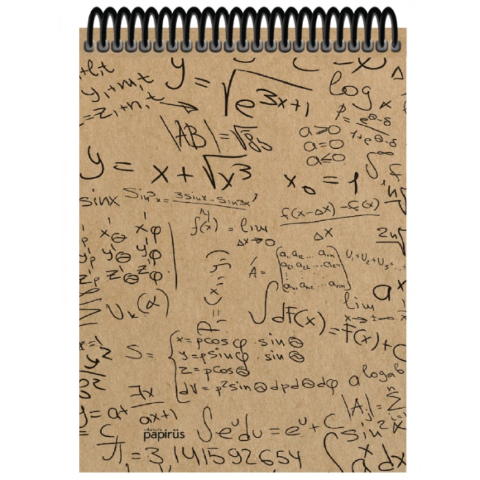 Papirüs Kraft Sert Kapak Bloknot 100yp 17x24cm Çizgili