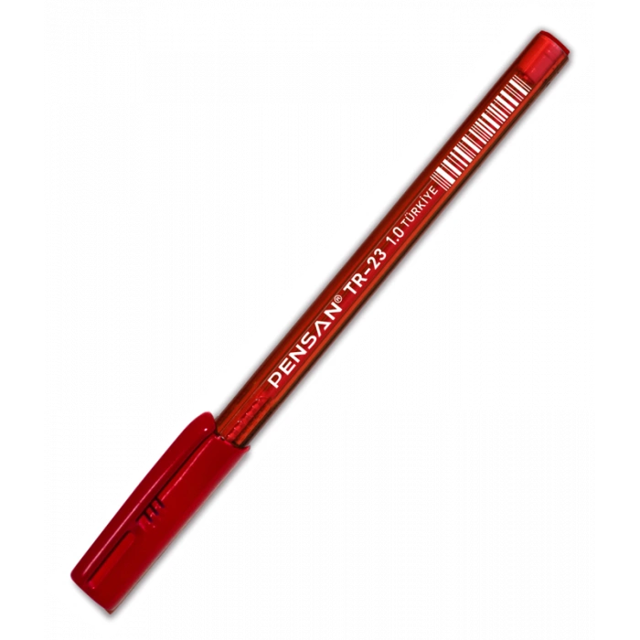 PENSAN 2023 TR-23 ÜÇGEN TÜKENMEZ KALEM 1.0 KIRMIZI