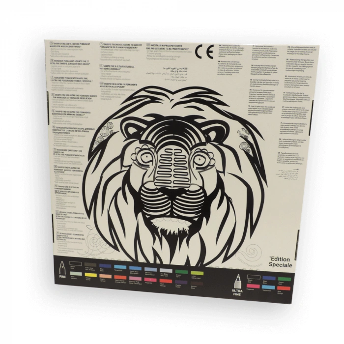 Sharpie Fine Permanent Markör 26lı Karışık kutu- Aslan 2110123