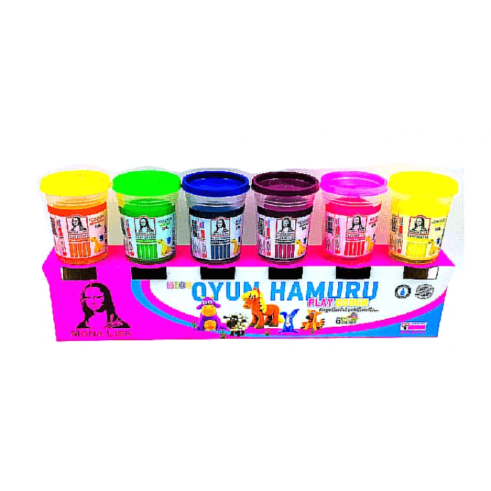 SÜDOR ML246-3 MONALİSA OYUN HAMURU NEON 6 RENKx120gr