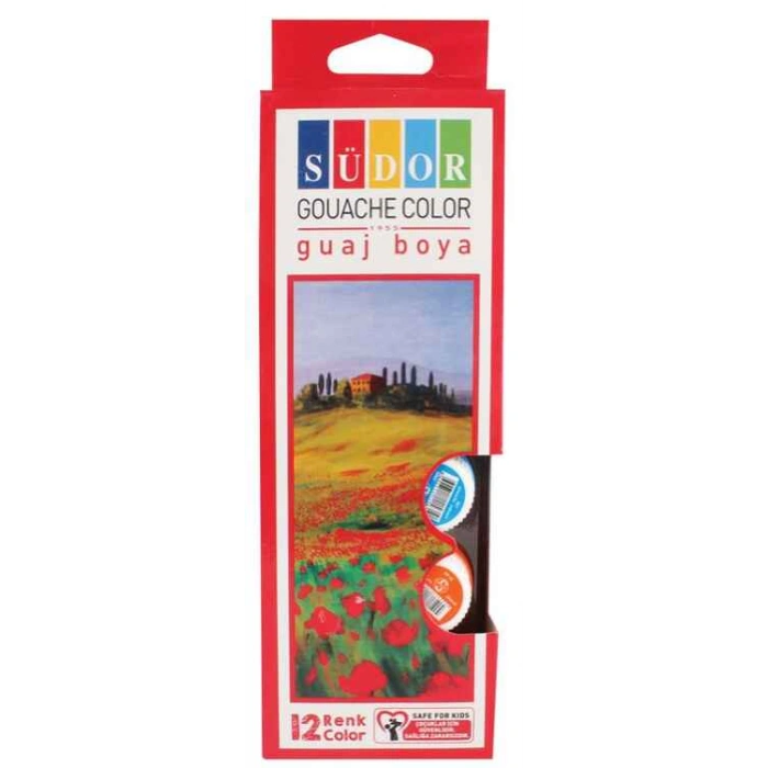 SÜDOR SD525 GUAJ BOYA 12 RENKx20ml