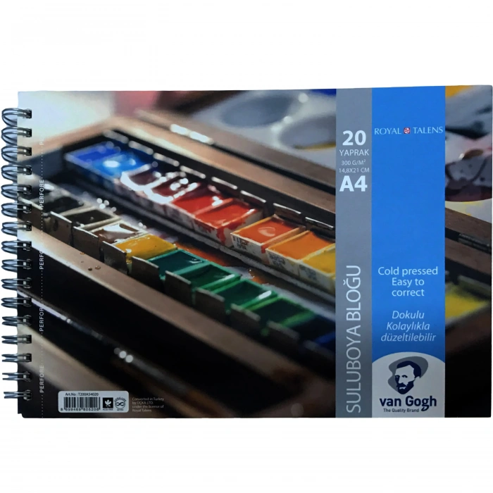 Talens Van Gogh Sulu Boya Bloğu A4 300gr 20yp