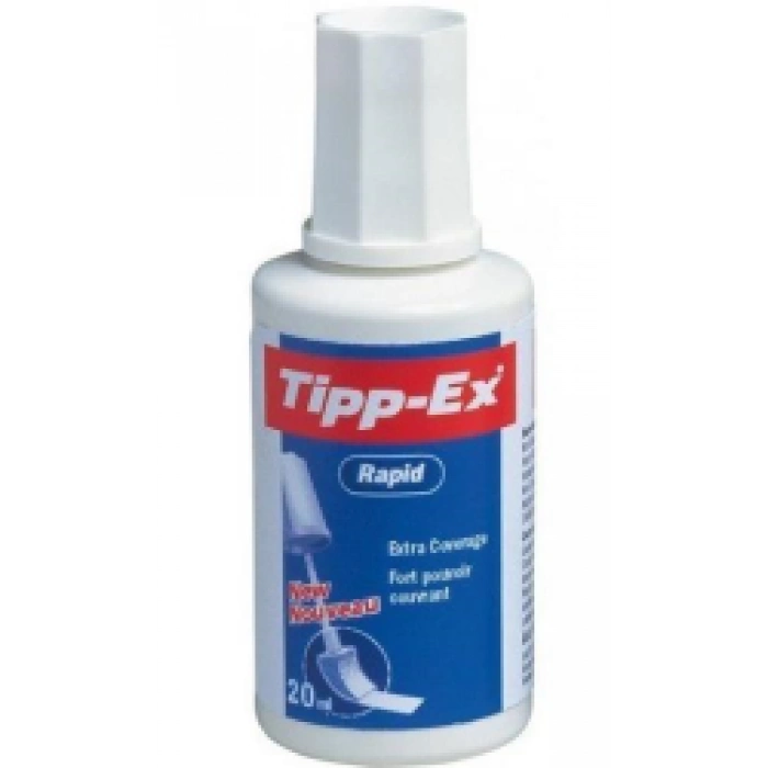 Tippex Sıvı Silici Rapid Sünger Uçlu 20 ml