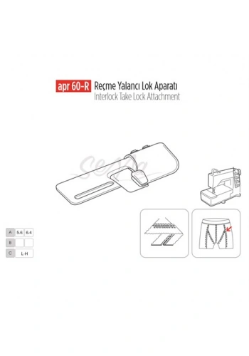 Reçme Yalancı Lock Ayarlı Apara 5.6 - 6.4mm / APR 60-R