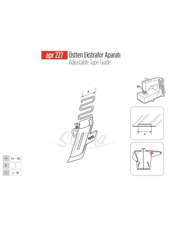 Üstten Ekstrafor Aparatı 7mm / APR 227