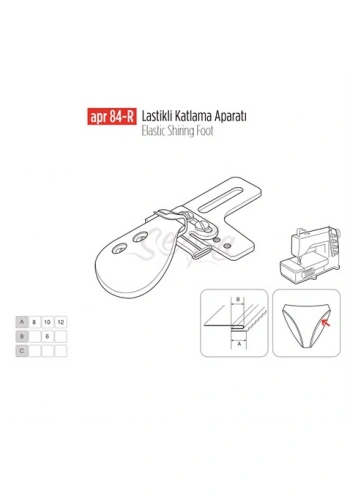 Lastik Katlama Aparatı 10mm / APR 84-R