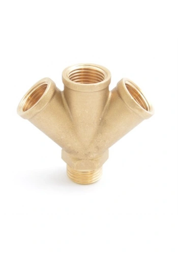 Hava Ayırıcı 3 lü Pirinç Çatal 1/2