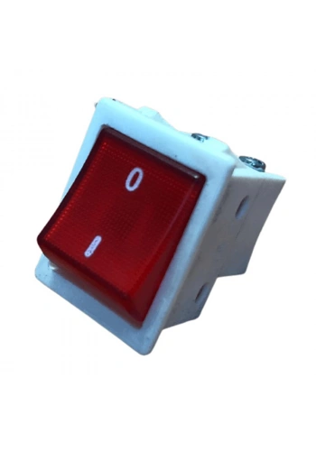 Ütü Işıklı Anahtar Beyaz Gövdeli / TY ANH GNS1