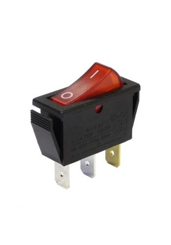 Kırmızı Işıklı On-Off İnce Anahtar / KCD-104