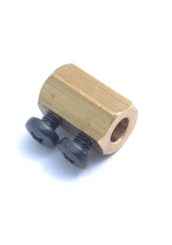 Düz Makine Apara Bağlantı Yüzüğü Çift Delikli 7mm