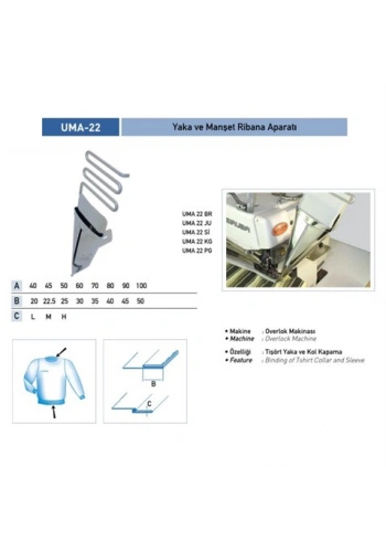 Yaka Ribana Apara 70x35mm / UMA-22