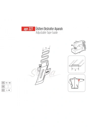 Üstten Ekstrafor Aparatı 12mm / APR 227