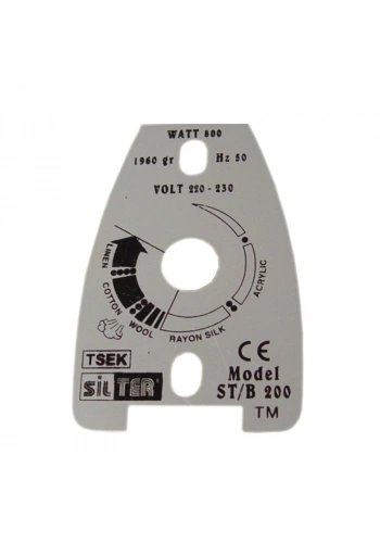 STB-200 Ütü Ayar Etiketi / SY AYT 00