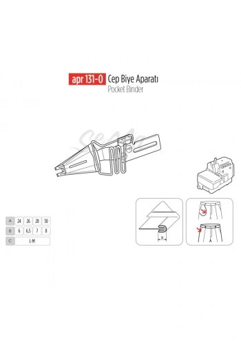 Cep Biye Apara 28mm / APR 131-0