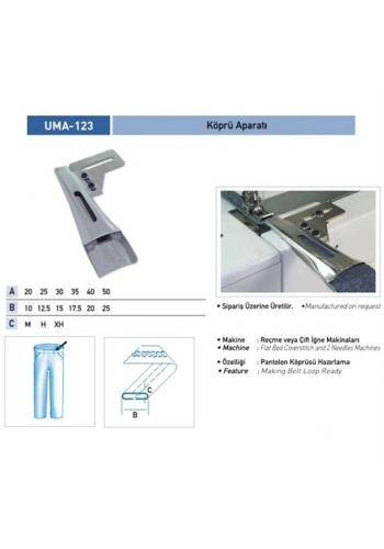 Köprü Aparatı 30x12mm / UMA-123