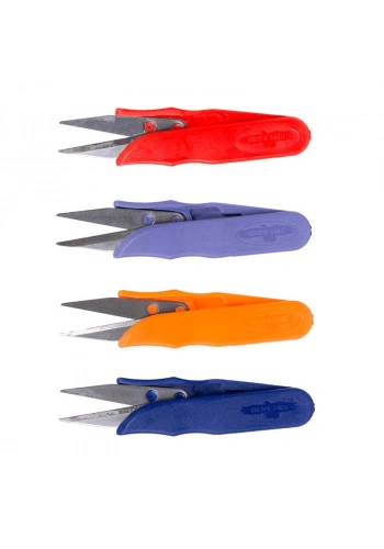 Plastik Parmaksız İplik Temizleme Makası Karışık / TC-100 MİX 12ADET