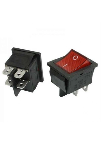 Ütü Işıklı Anahtar Siyah Gövdeli / TY ANH GNS1