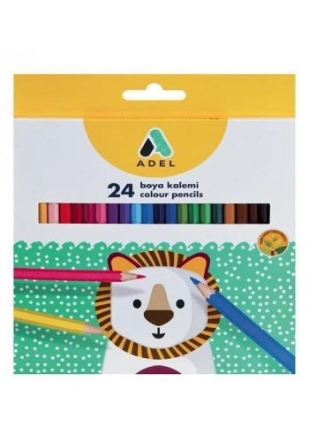 ADEL 24 RENK KURU BOYA KARTON KUTU 2365001