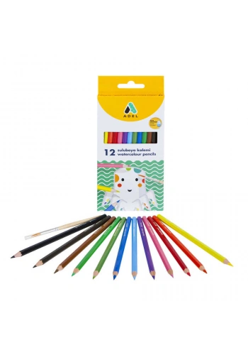 Adel Aquarell Boya Kalemi 12 Renk