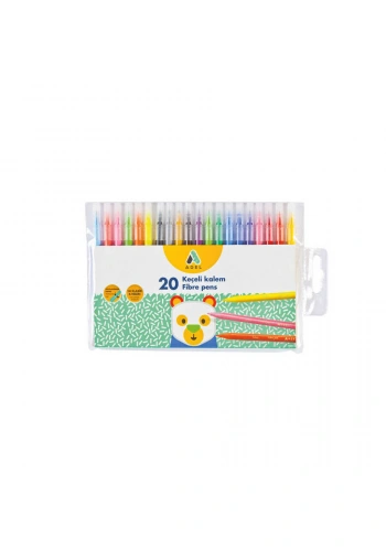 Adel Keçeli Kalem 20 Renk