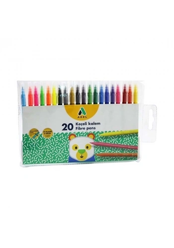 ADEL Keçeli Kalem, Karışık, 20 Renk 223100