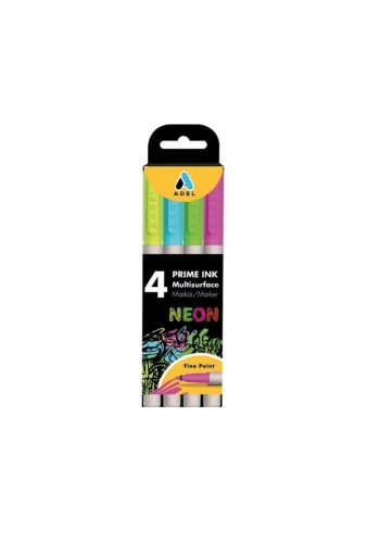 ADEL PRIME 4 RENK NEON MULTİSURFACE BOLDLINER KALEM 2201000103