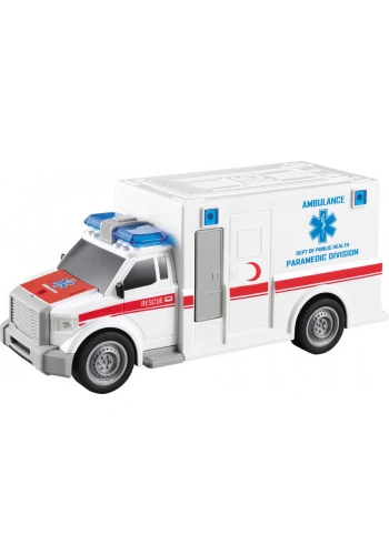 Adeland Nitro Speed 1:20 Polis Ambulans Beyaz