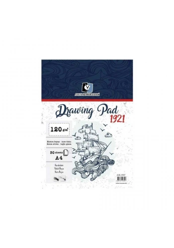 Alex Schoeller Drawing Pad A4 120 gr Spiralli 30 Yaprak