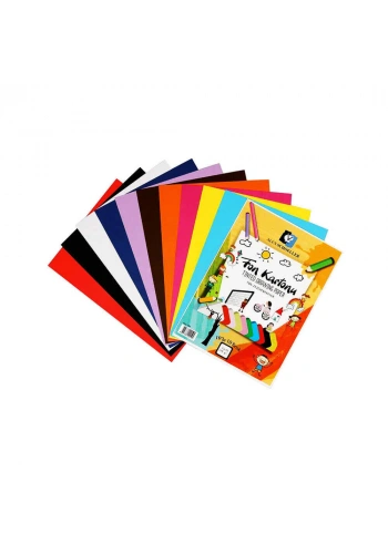 Alex Schoeller Kolej Fon Kartonu 25x35 cm 10lu Poşet