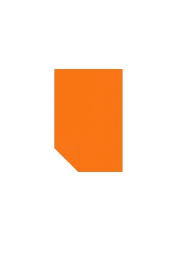 Alex Schoeller Kolej Fon Kartonu 35x50 cm No:56 Turuncu 100lü