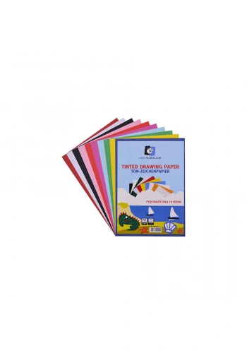 Alex Schoeller Kolej Fon Kartonu A4 10lu Karışık