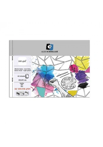 Alex Schoeller Spiralli Resim Defteri 25x35 cm 120 gr